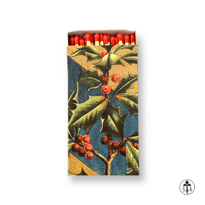 Victorian Holly Matchbox