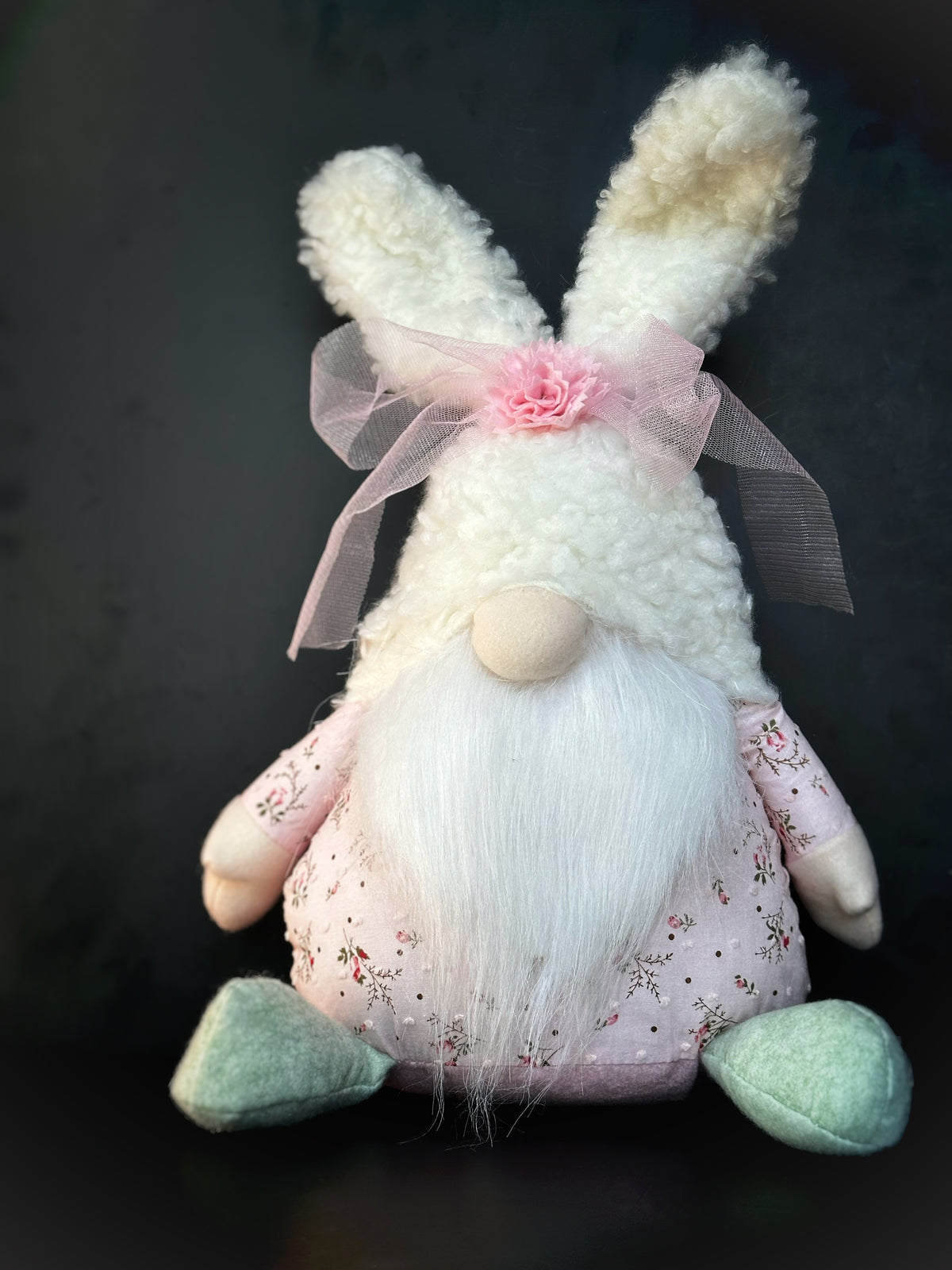 Plush Elegant Bunny Gnome Set (Set of 2)