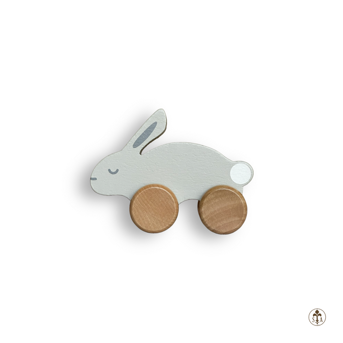 Wooden Bunny Push Toy