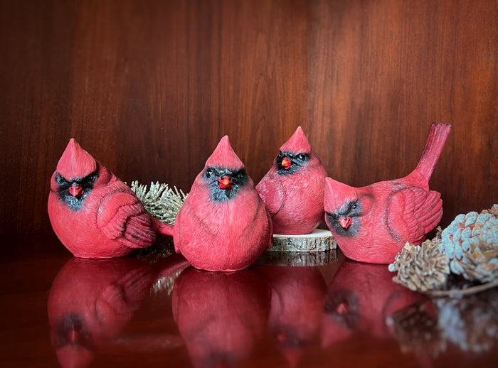 Cardinal Figurines (Set of 4)