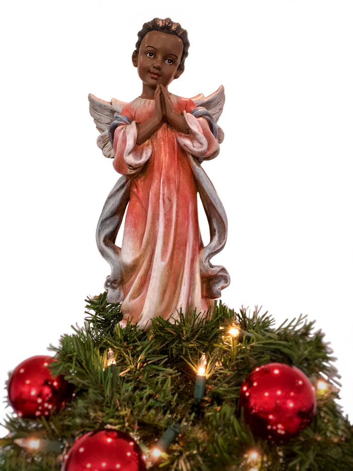 African American Angel Christmas Tree Topper - Summit Arbor