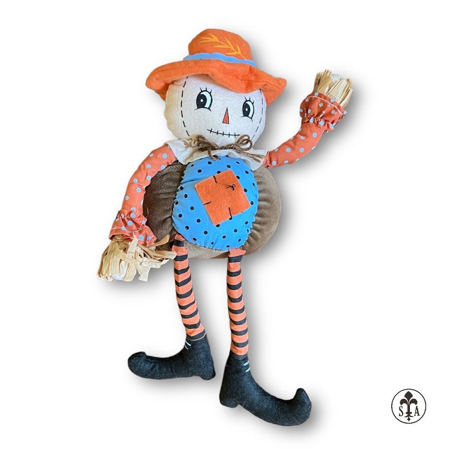 Plush Scarecrow Dolls (Set of 2)