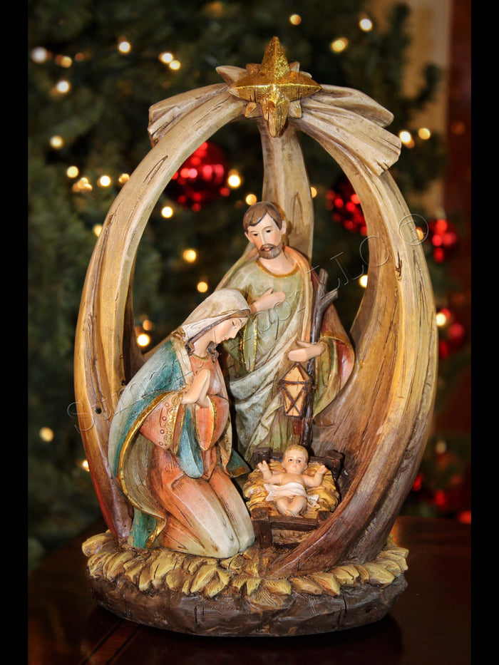 Holy Family with Star Unique Tree Topper - Summit Arbor