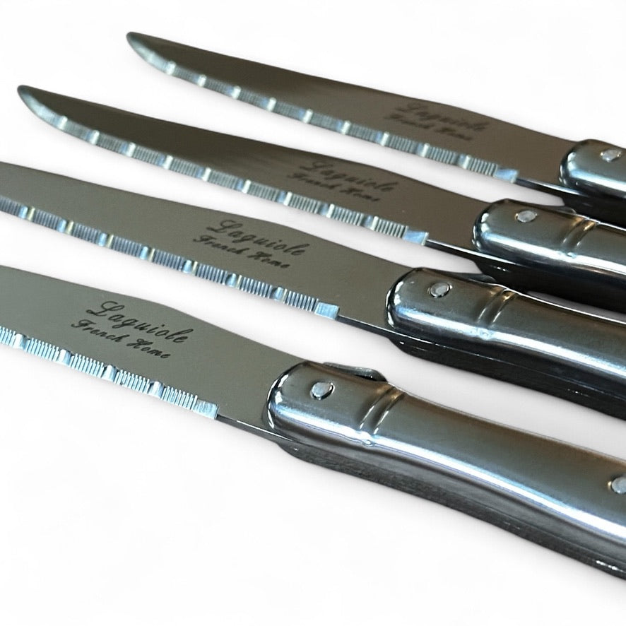 French Home Laguiole Steak Knives, Set of 4