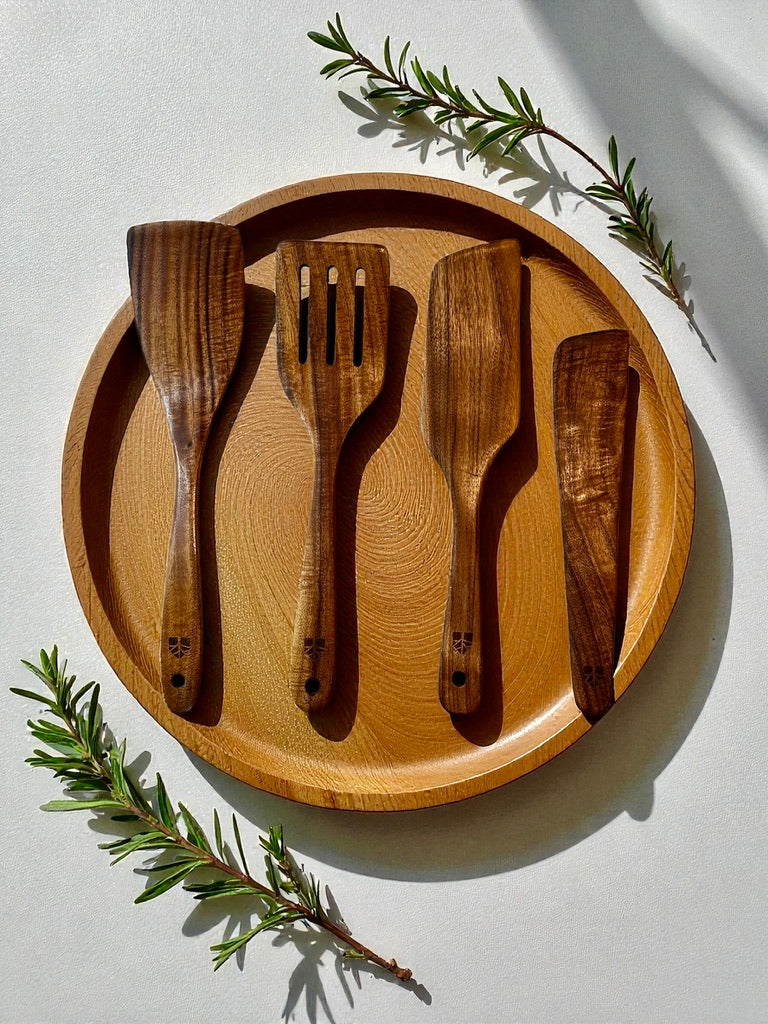 Wooden Spatula For Cooking Set of 4