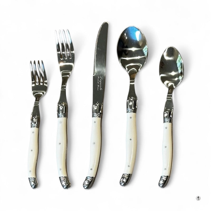 French Home Laguiole Stainless Steel Flatware, 20-Piece Set