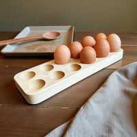 The Wooden Egg Holder