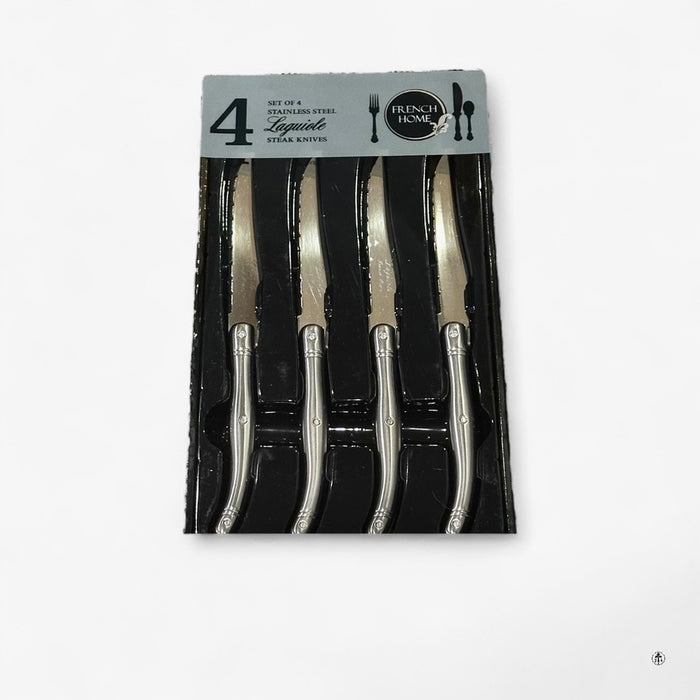 French Home Laguiole Steak Knives, Set of 4