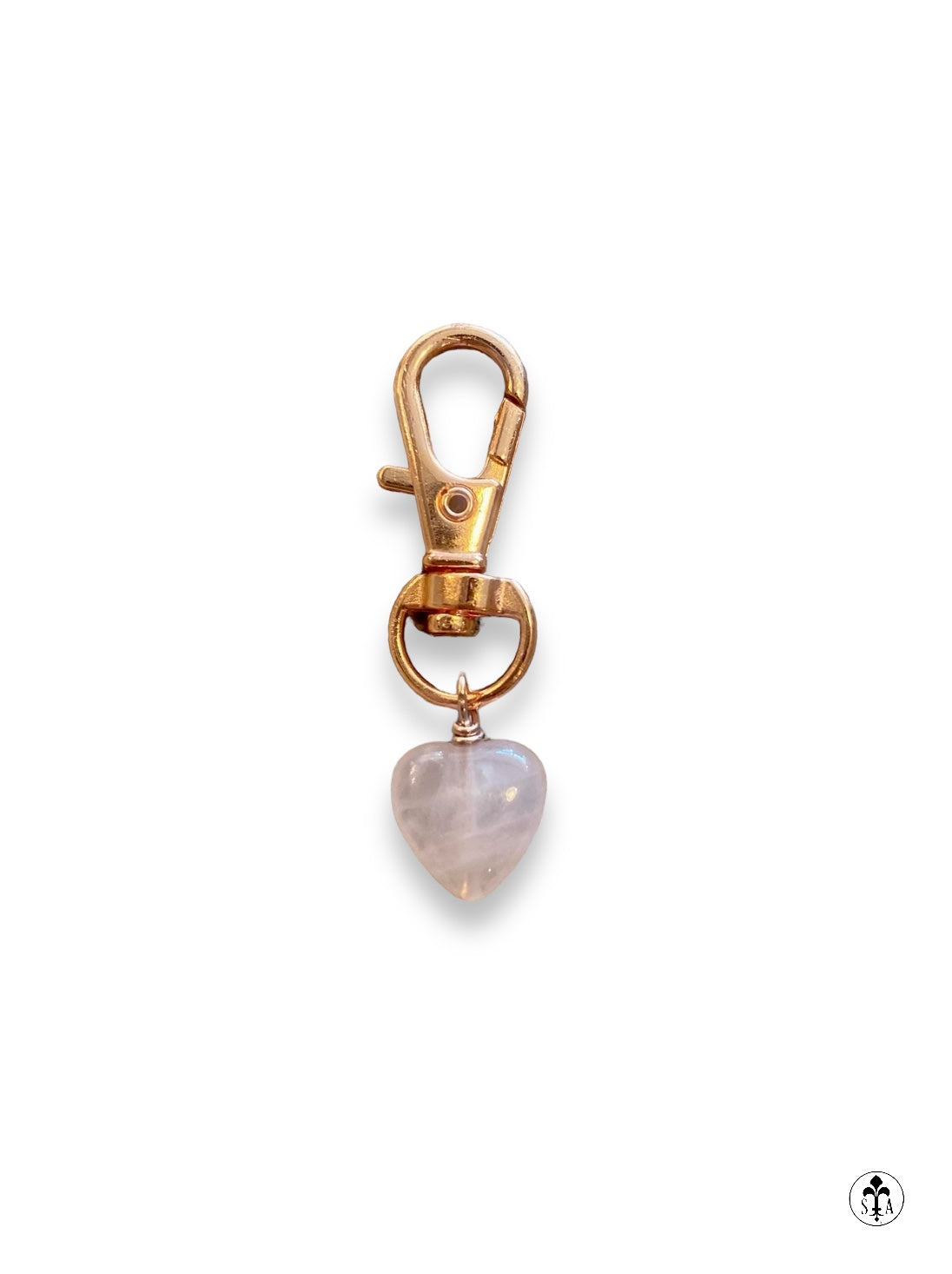 Rose Quartz Pet Tag