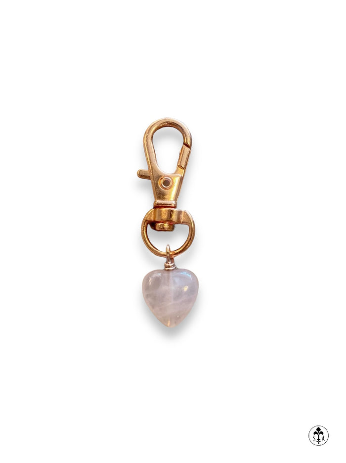 Rose Quartz Pet Tag