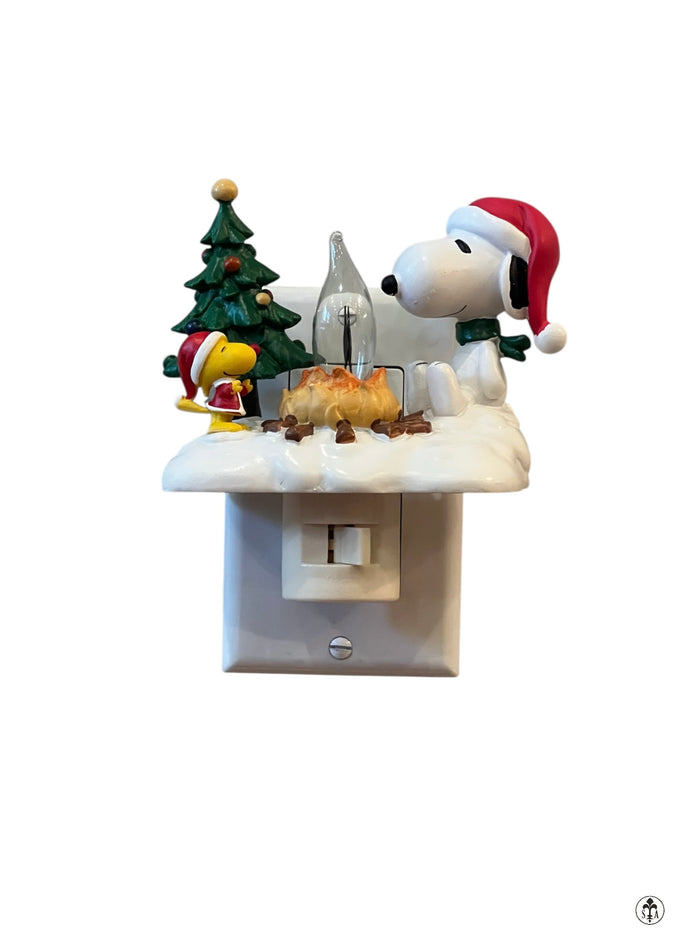 Snoopy & Woodstock Campfire Night Light