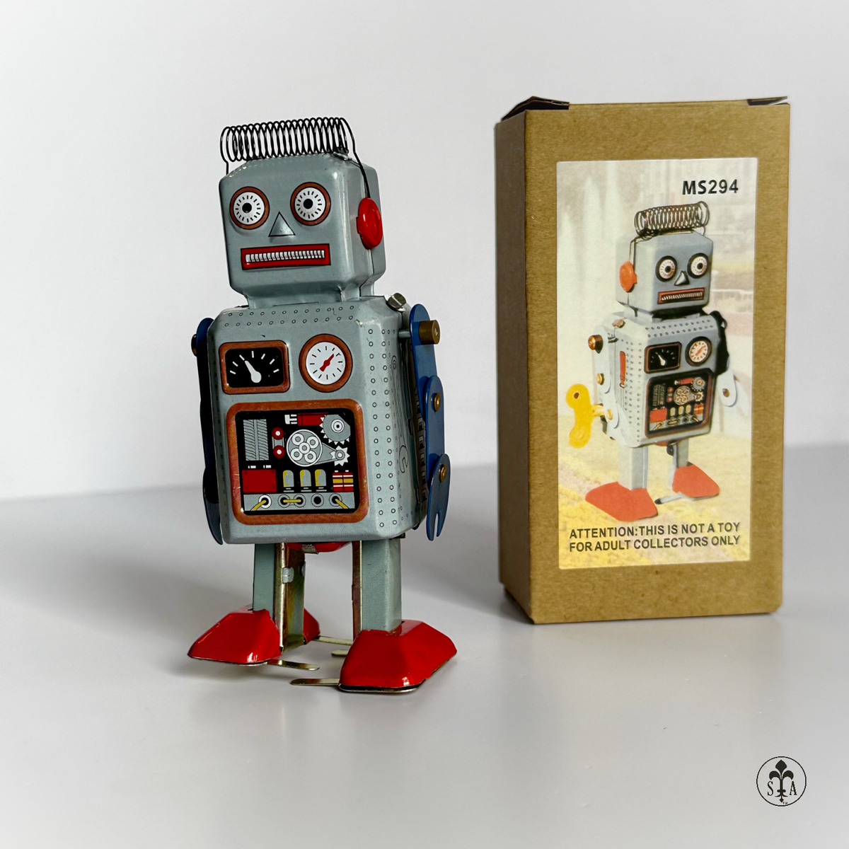 Vintage Tin Robot Toy PNG Images