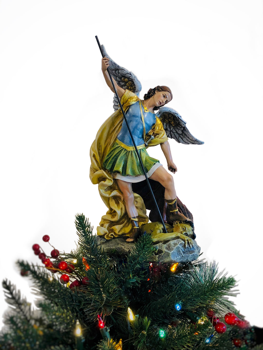St. Michael Archangel - CUSTOM Tree Topper – Summit Arbor LLC