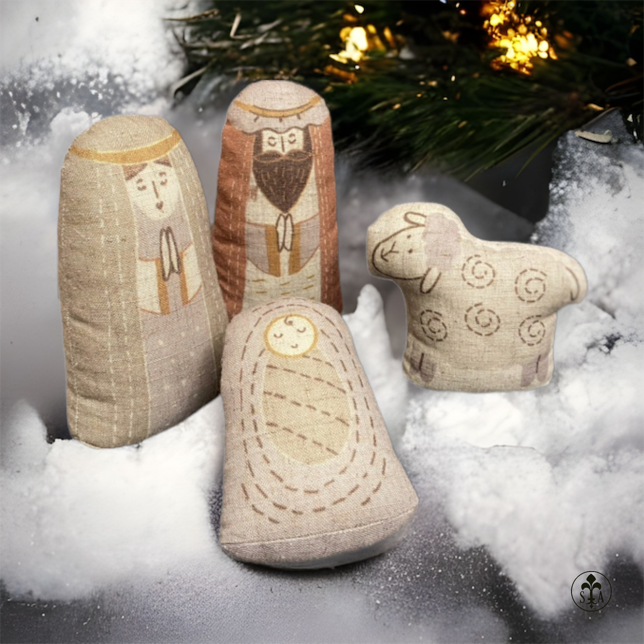 Plush nativity outlet set