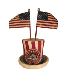 Americana Hat with Flags